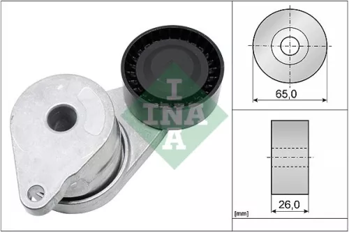 Schaeffler INA Deflection/Guide Pulley, V-ribbed belt (532043910)