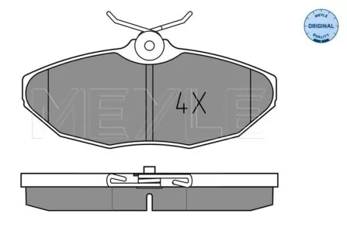 MEYLE Brake Pad Set, disc brake (0252419017)