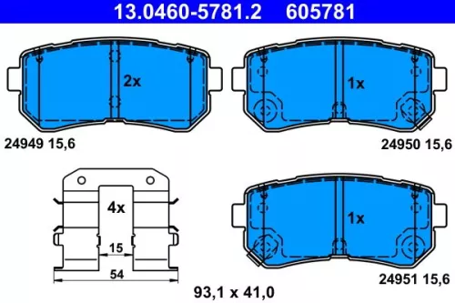 Brake Pad Set, disc brake