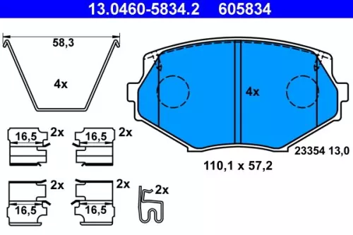 Brake Pad Set, disc brake