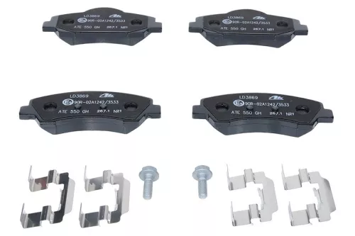ATE Brake Pad Set, disc brake (13.0470-3869.2)