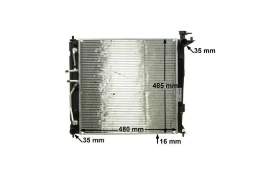 MAHLE Radiator, engine cooling (CR1892000S)