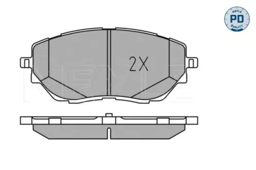 MEYLE Brake Pad Set, disc brake (0252278218/PD)