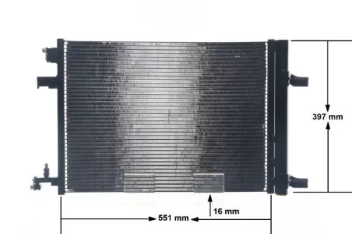 MAHLE Condenser, air conditioning (AC636000S)