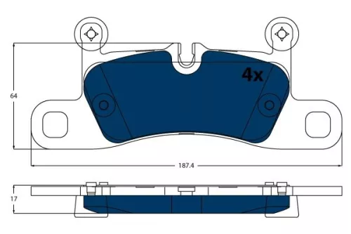 Brake Pad Set, disc brake