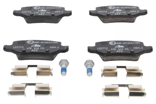 ATE Brake Pad Set, disc brake (13.0470-2712.2)