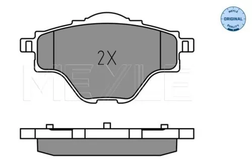 MEYLE Brake Pad Set, disc brake (0252582717)