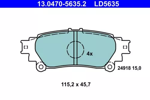 Brake Pad Set, disc brake