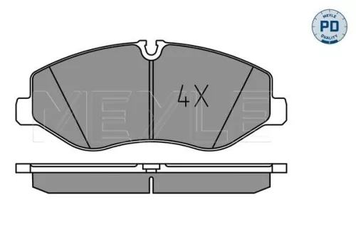MEYLE Brake Pad Set, disc brake (0252206221/PD)