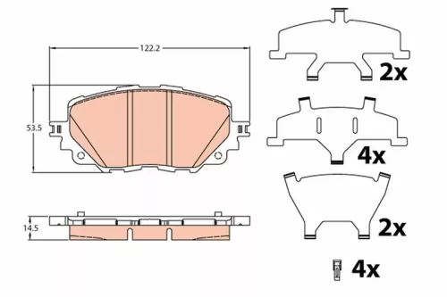 Brake Pad Set, disc brake