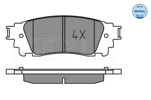 MEYLE Brake Pad Set, disc brake (0252215315)