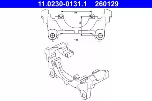 Bracket, brake caliper