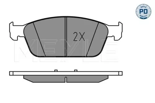 MEYLE Brake Pad Set, disc brake (0252555518/PD)