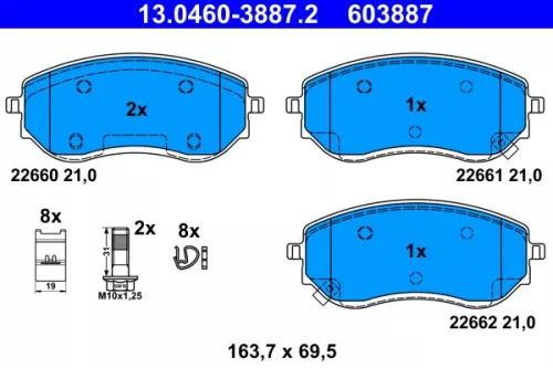 Brake Pad Set, disc brake