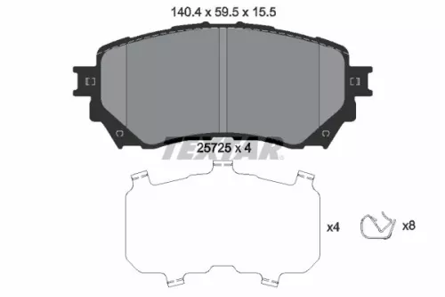 Brake Pad Set, disc brake
