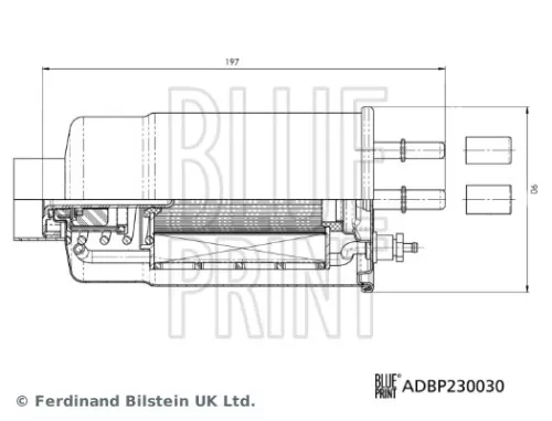 BLUE PRINT Fuel Filter (ADBP230030)