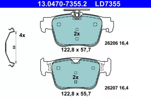 Brake Pad Set, disc brake