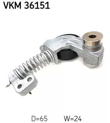 SKF Belt Tensioner, V-ribbed belt (VKM36151)
