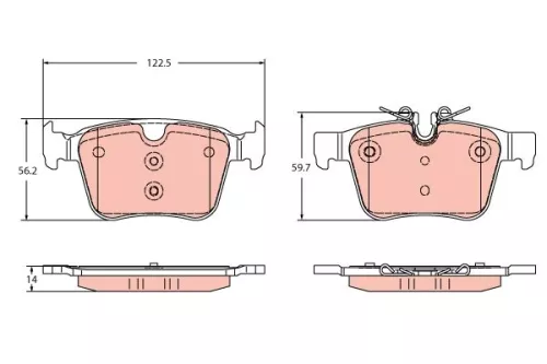 Brake Pad Set, disc brake