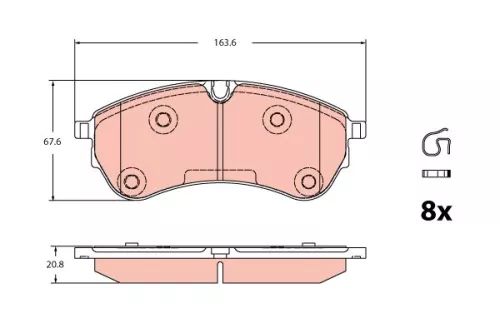Brake Pad Set, disc brake