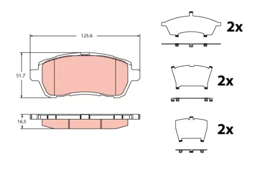 Brake Pad Set, disc brake