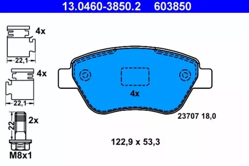 Brake Pad Set, disc brake