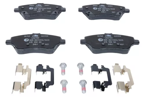 ATE Brake Pad Set, disc brake (13.0470-2784.2)