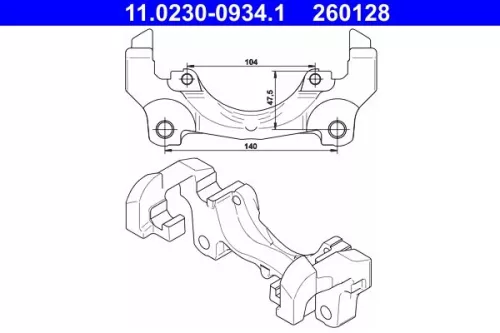 Bracket, brake caliper