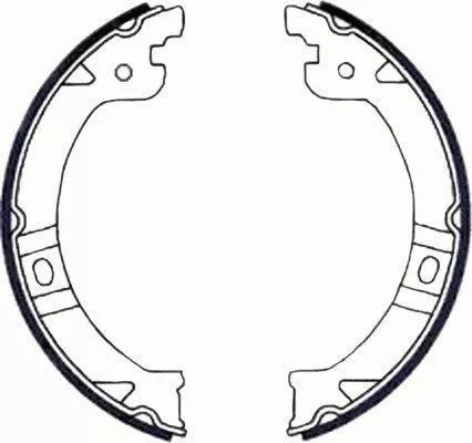 Brake Shoe Set, parking brake