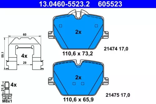 Brake Pad Set, disc brake