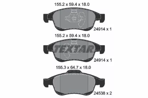 Brake Pad Set, disc brake