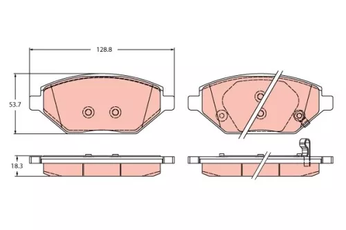 Brake Pad Set, disc brake