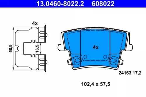 Brake Pad Set, disc brake