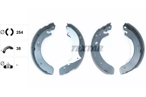 TEXTAR Brake Shoe Set (91055600)