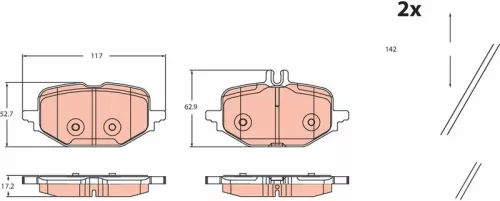 Brake Pad Set, disc brake