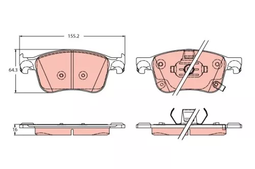 Brake Pad Set, disc brake