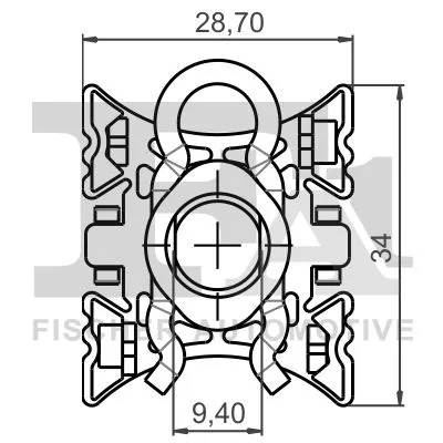 FA1 Sliding Shoe, window regulator (10-40088.5)