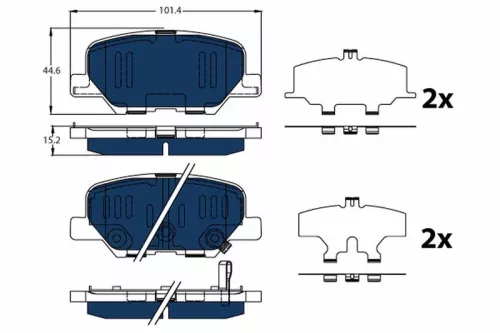 Brake Pad Set, disc brake