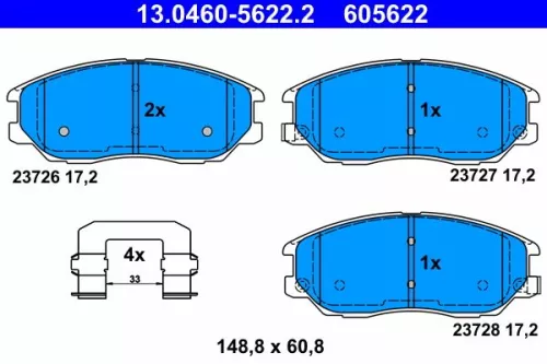Brake Pad Set, disc brake