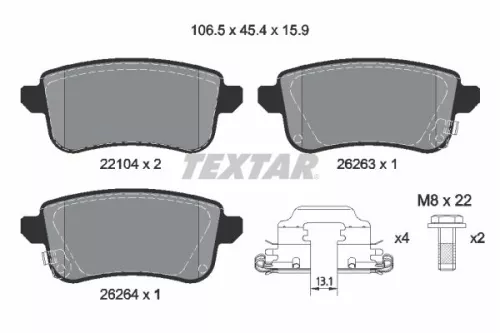 Brake Pad Set, disc brake