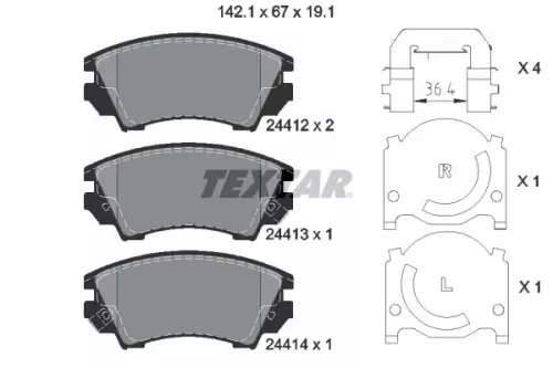 Brake Pad Set, disc brake