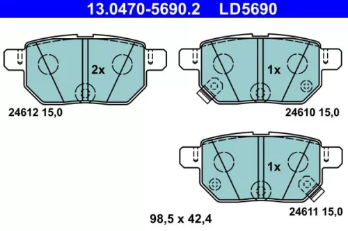 Brake Pad Set, disc brake