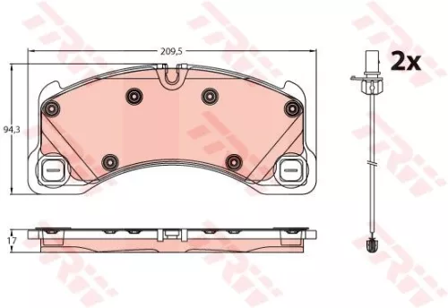 Brake Pad Set, disc brake