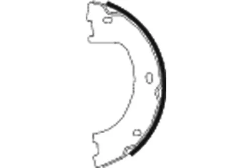 Brake Shoe Set, parking brake