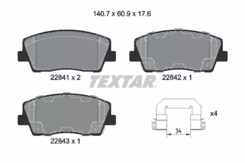 Brake Pad Set, disc brake