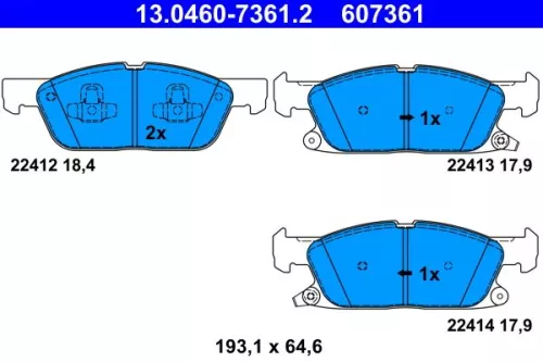 Brake Pad Set, disc brake