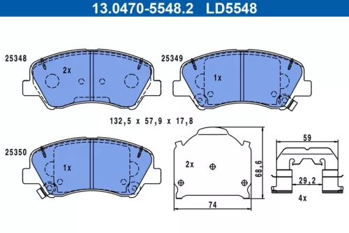 Brake Pad Set, disc brake