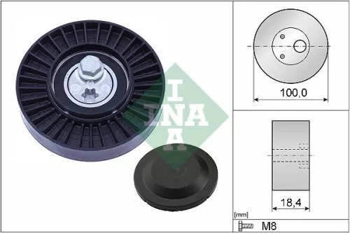 Tensioner Pulley, V-ribbed belt