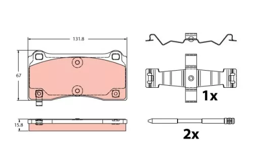 Brake Pad Set, disc brake