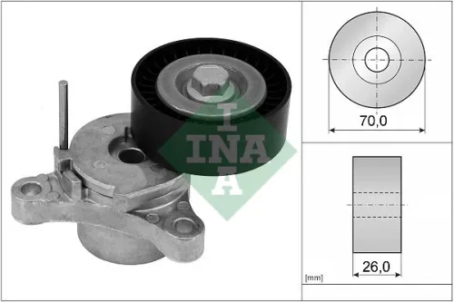 Belt Tensioner, V-ribbed belt